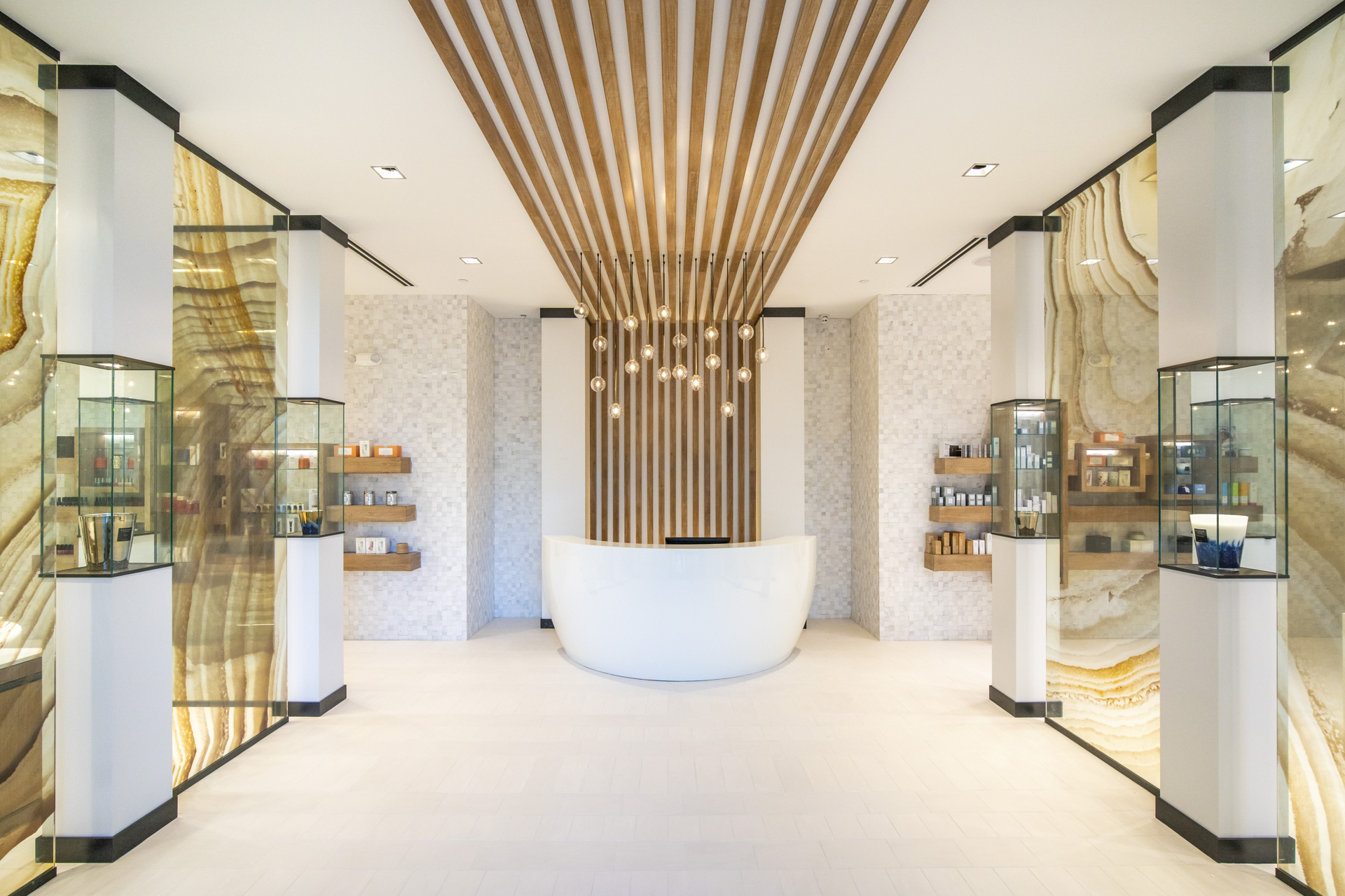 Luxury spa lobby at Addison Reserve in Florida